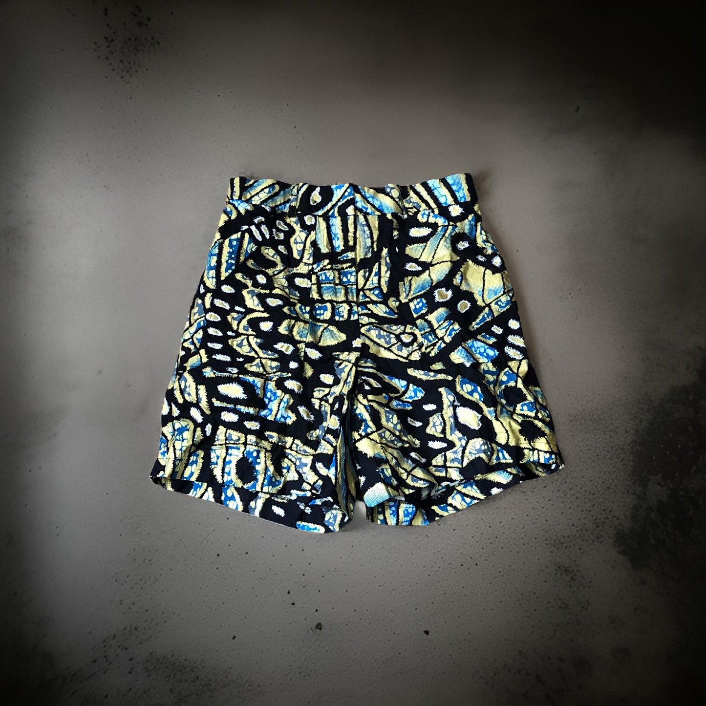 Blue and Black Gold Shorts