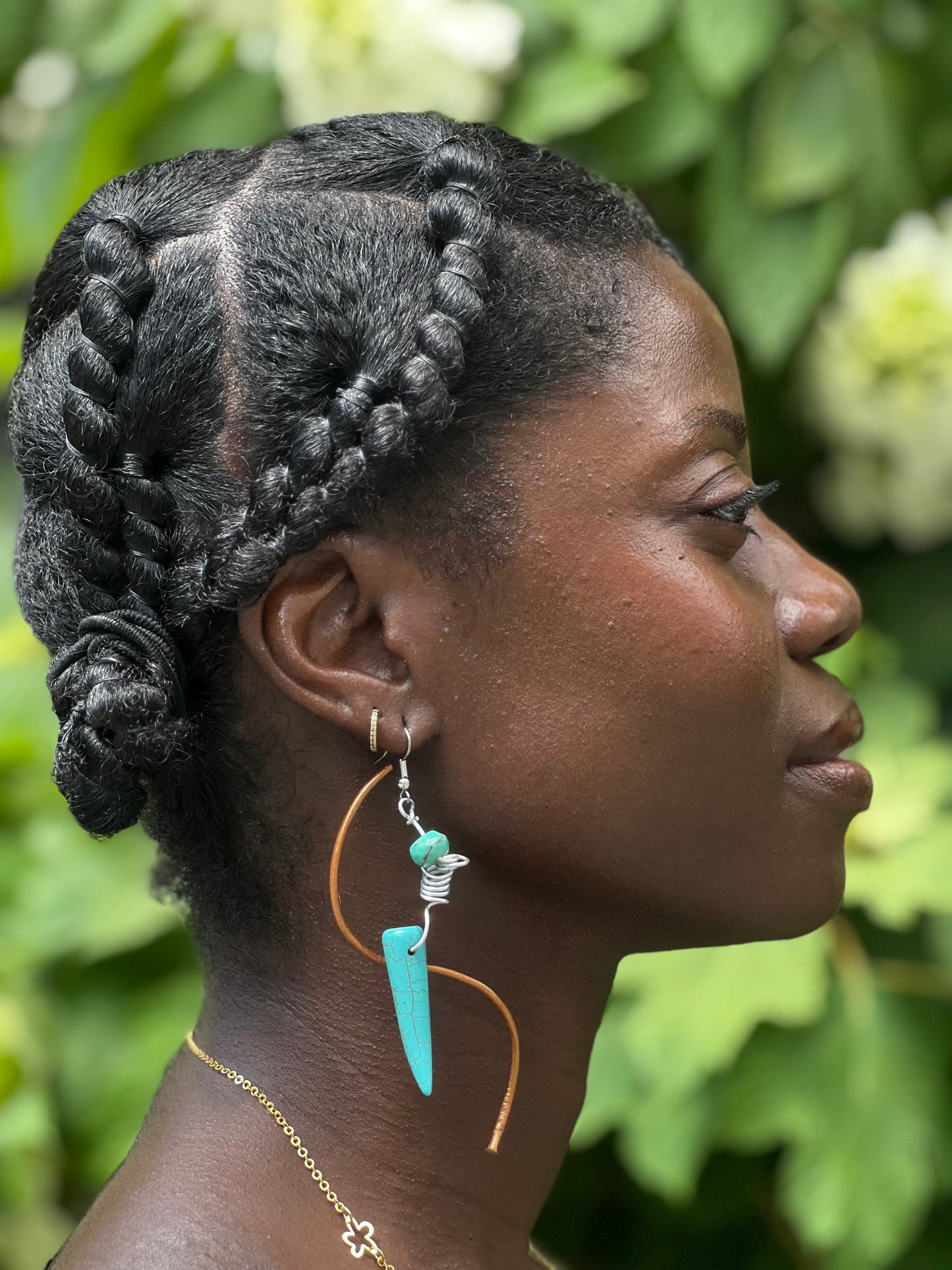 Blue Turquoise Earrings