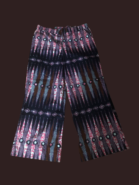 Pink Scorpion Print Wide Leg Pants