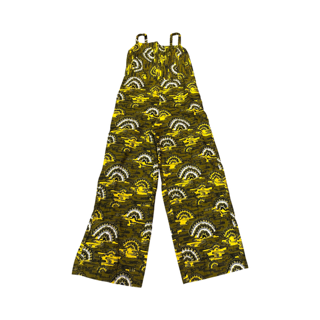 Olive Green Sunset Print Jumpsuit KEAFRICA
