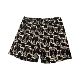 Denim Print Shorts
