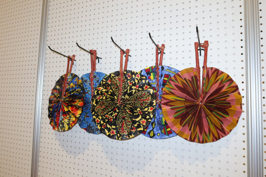 African Print Fans