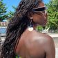 Dark Blue Earrings